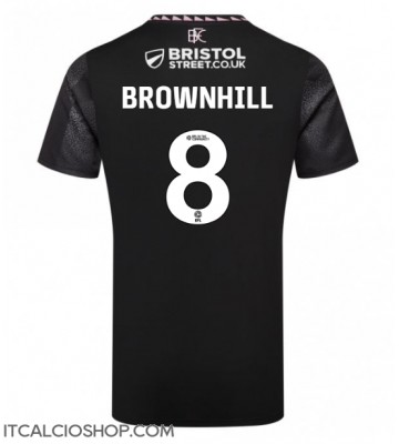 Burnley Josh Brownhill #8 Seconda Maglia 2024-25 Manica Corta